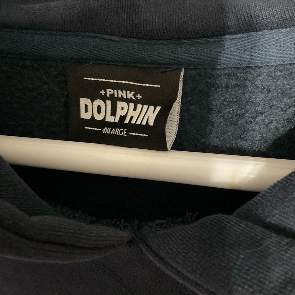 Pink Dolphin Wrap Around Waves Japan Hoodie Sweatshirt - Picture 5 of 6